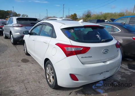 2013 Hyundai Elantra Gt из США, поврежденный, VIN KMHD35LE2DU029703